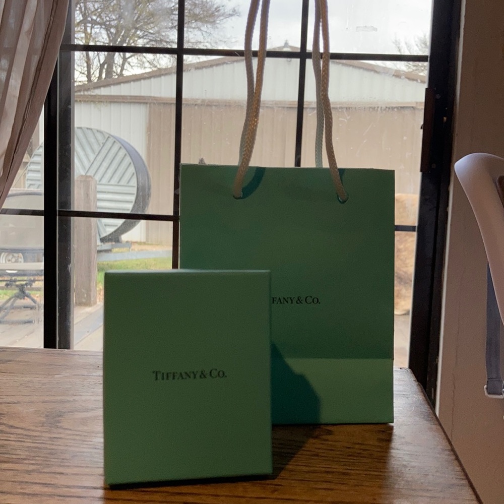 AUTHENTIC Tiffany’s 18k gold “Smile Necklace”